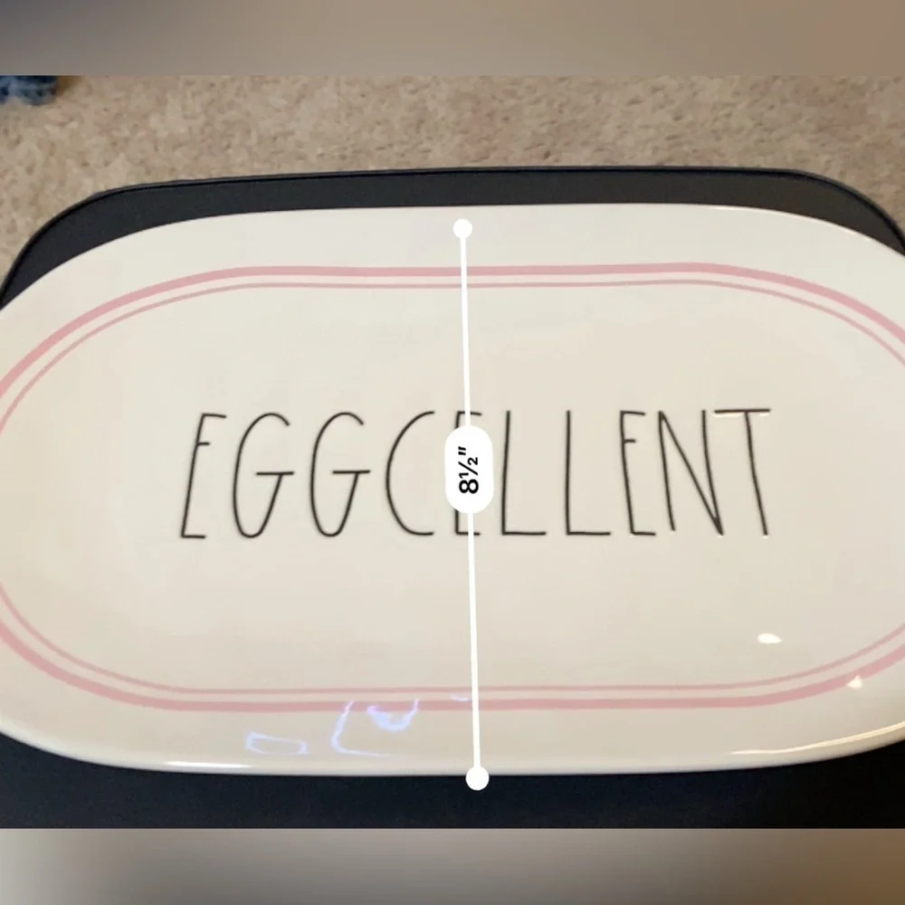 Rae Dunn Eggcellent serving tray